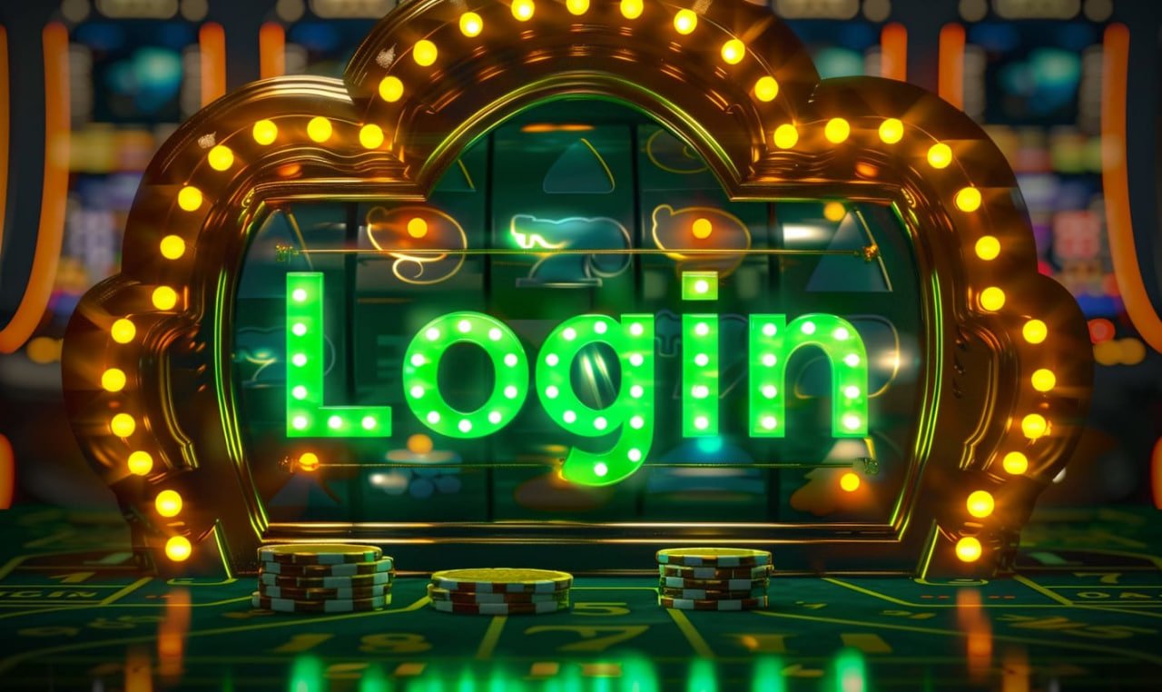 Ilustrasi kasino live dengan dealer profesional dan permainan slot online